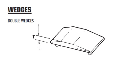 Window Wedge Striker Plates