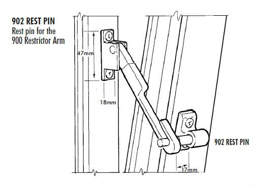 Pivot Window And Sash Restrictors 