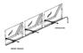RC0438 White Screwjack 380mm Drawing1