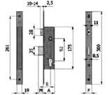 LD0020 1620 Latch Door Deadlock