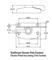 FF0270 Chrome Fitch Fastener Dimensions